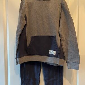 Abercrombie Kids Navy and Gray Sweatsuit